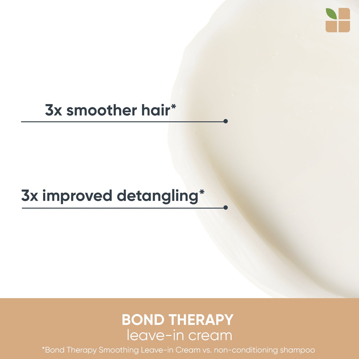 Biolage Bond Therapy Leave In Smoothing Cream 150ml