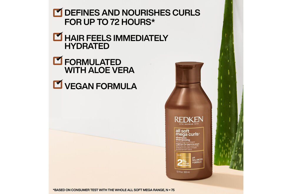 Redken All Soft Mega Curls Shampoo 1000ml