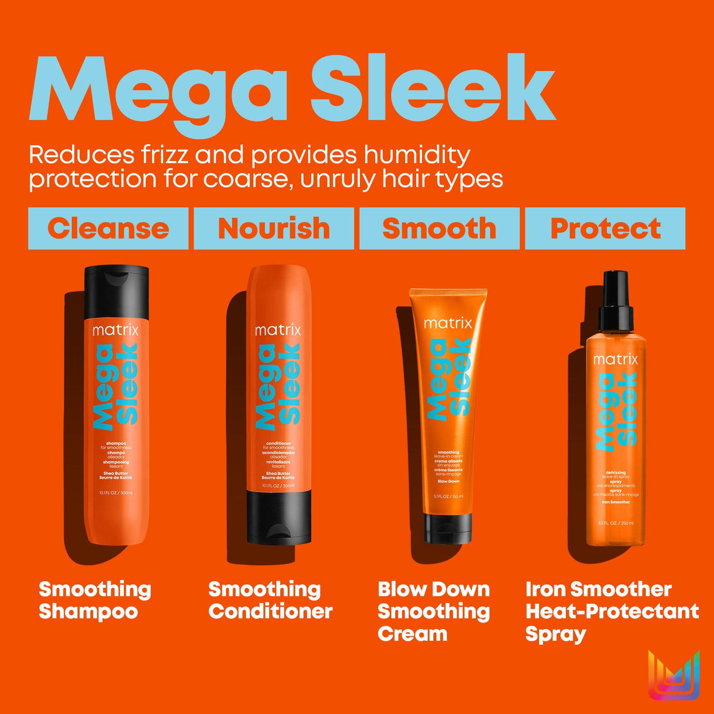 Matrix Total Results Mega Sleek Shampoo 1000ml