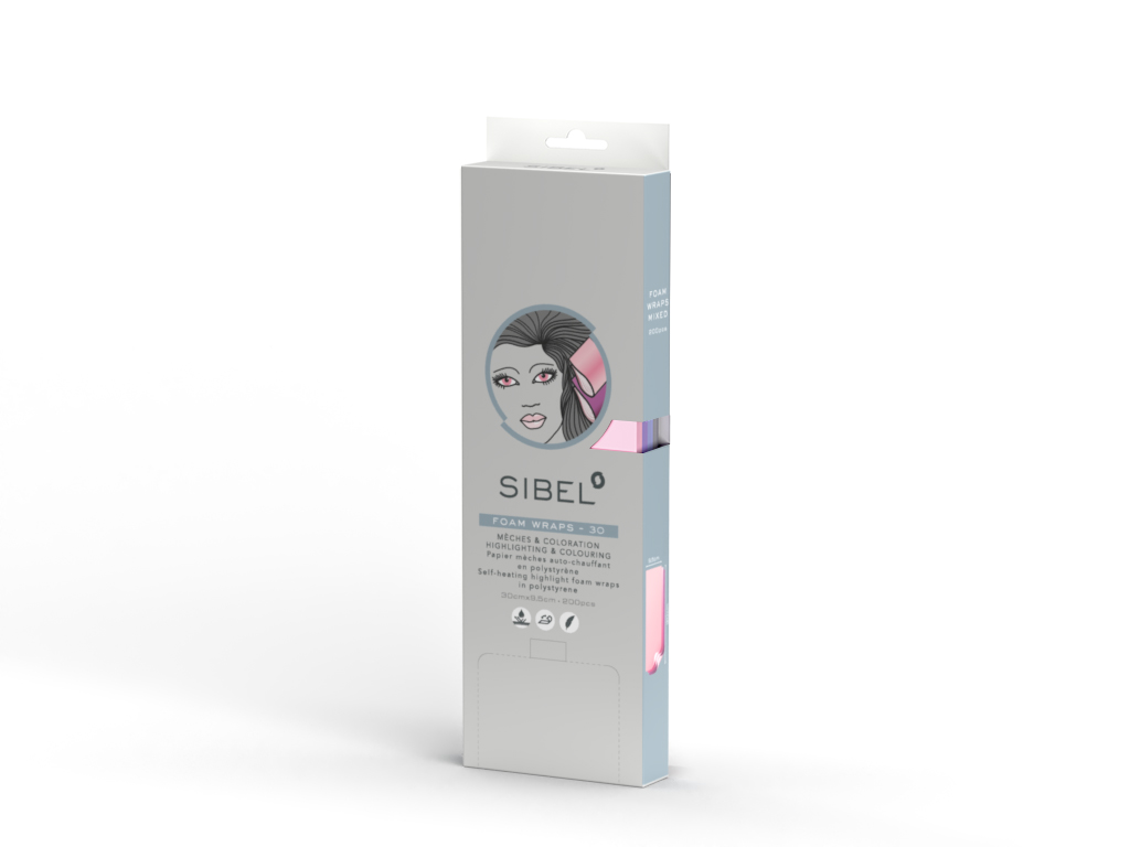 SIBEL Highlight Foam Wraps Color 9.5cmx30cm 200pcs
