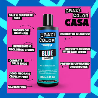 Crazy Color Blue Shampoo 250ml