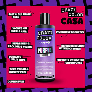 Crazy Color Shampoo Purple 250ml