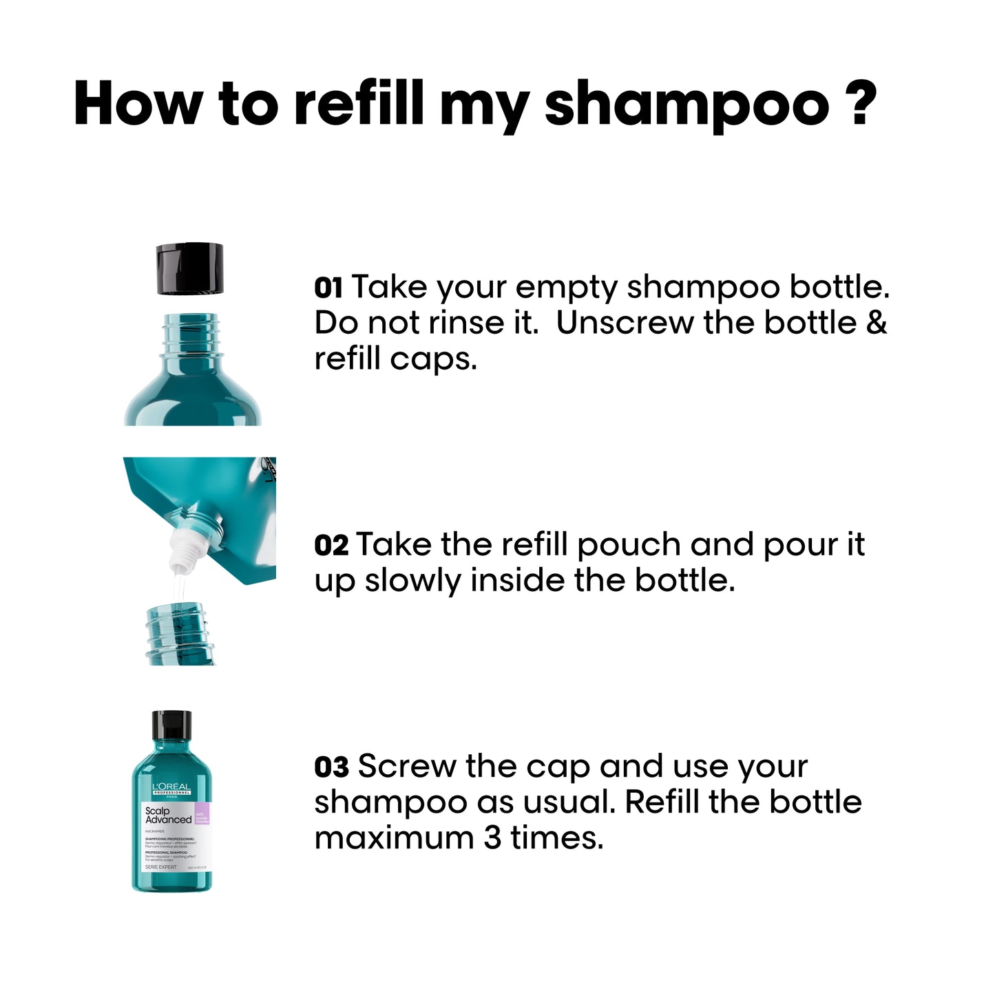 L’Oréal SE Scalp Advanced Anti Discomfort Refill Shampoo 500ml