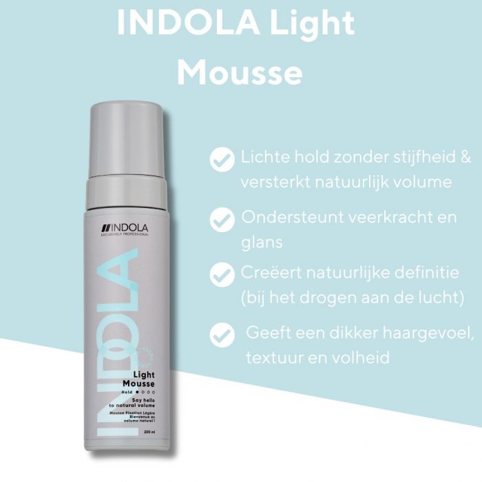 Indola Light Mousse 200ml