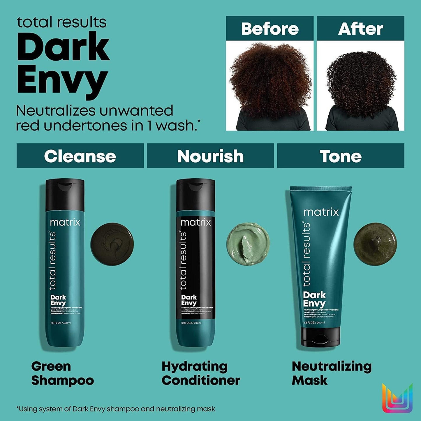 Matrix Total Results Dark Envy Conditioner 300ml - Parfumerietwiggy