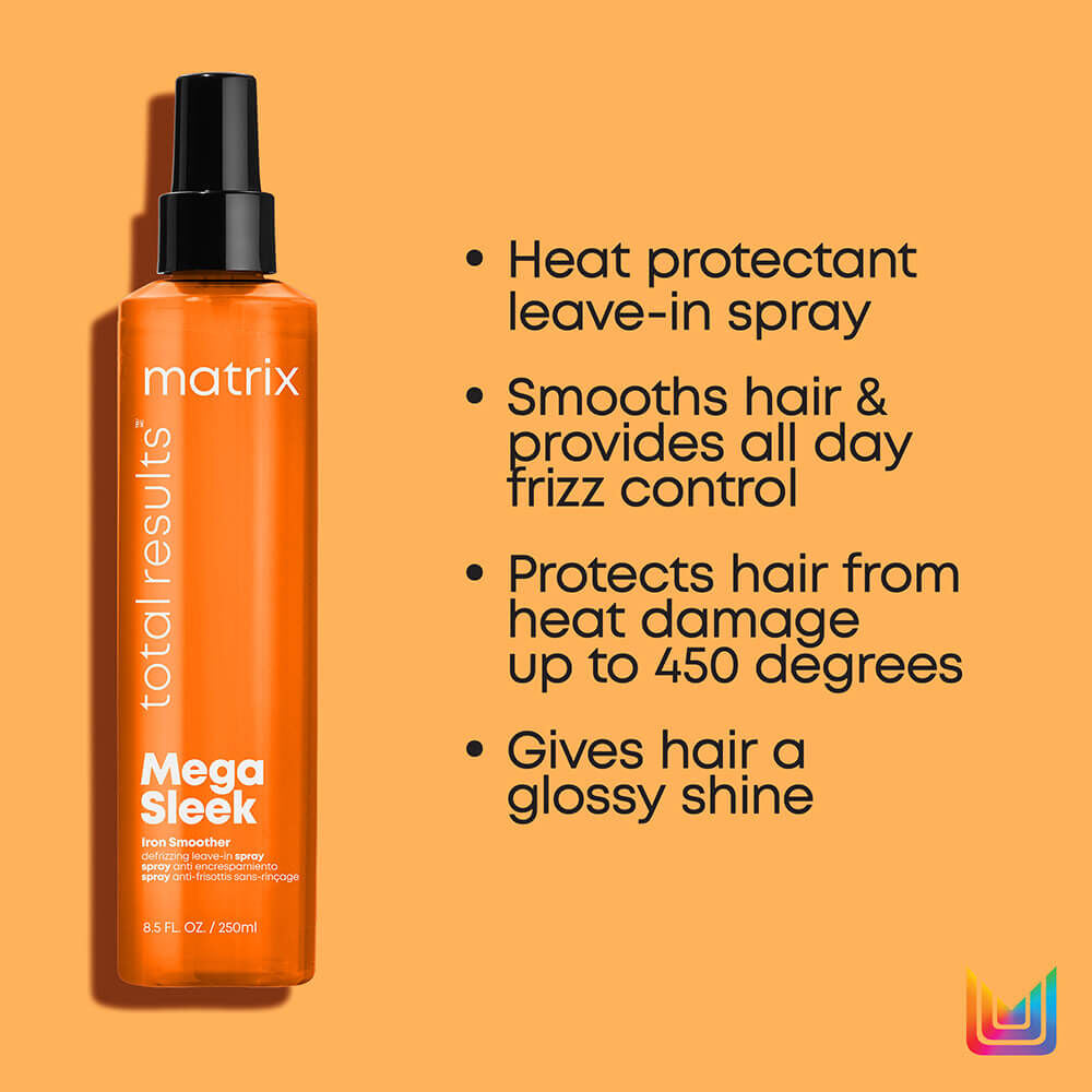 Matrix Total Results Mega Sleek Iron Smoother 250ml - Parfumerietwiggy