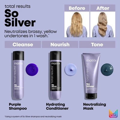 Matrix Total Results So Silver Conditioner 300ml - Parfumerietwiggy