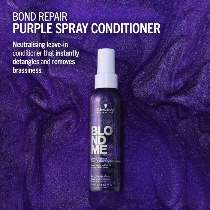 Schwarzkopf Professional BlondMe Bond Repair Purple Spray Conditioner 150ml