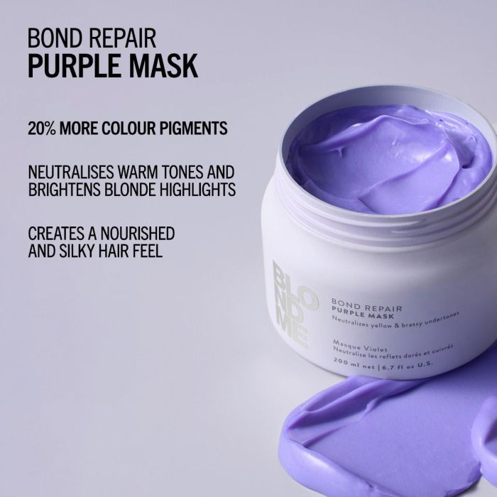 Schwarzkopf Professional BlondMe Bond Repair Purple Mask 500ml