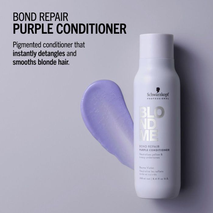 Schwarzkopf Professional BlondMe Bond Repair Purple Conditioner 250ml